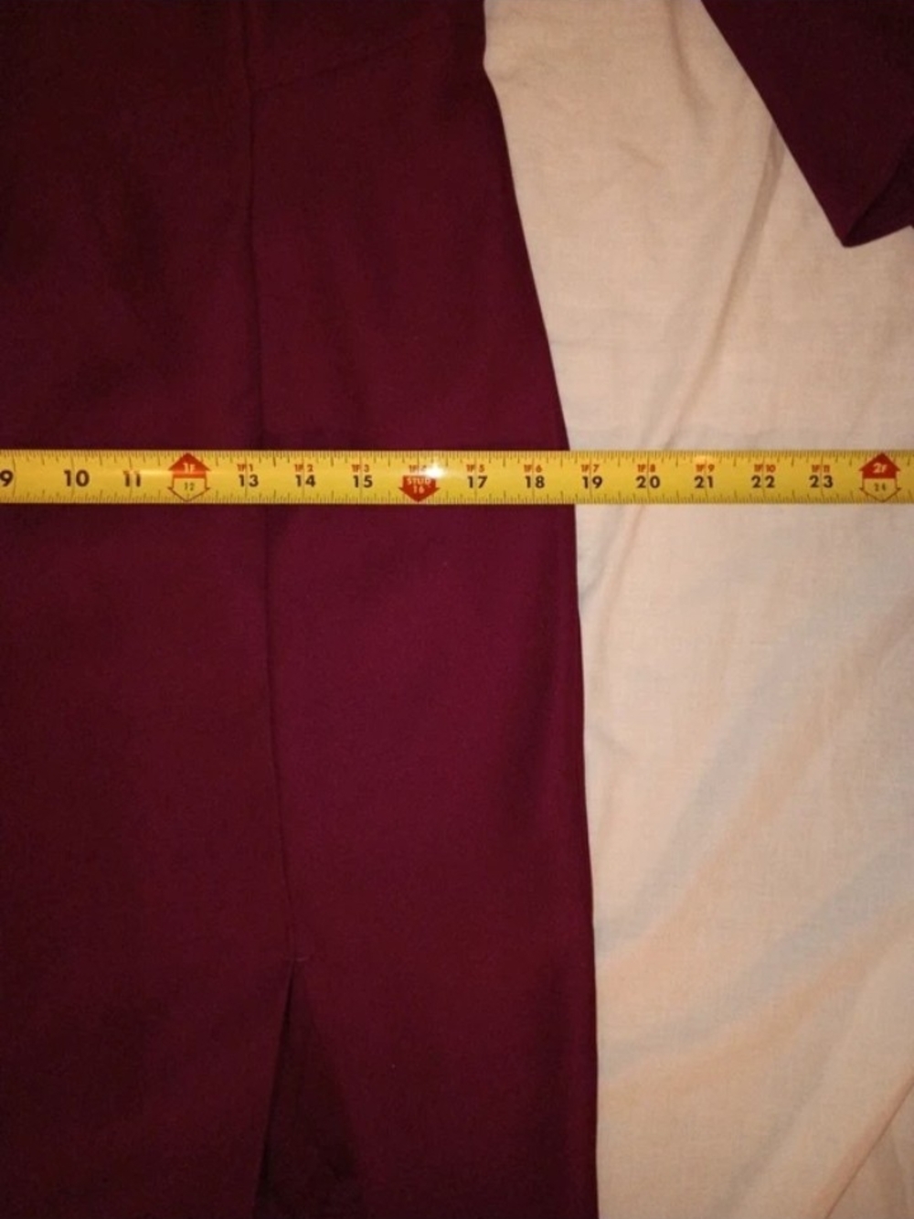 VENUS Purple/Burgundy Ruffled Sleeve Women’s Dress SEE MEASUREMENTS FOR SIZING - Picture 8 of 10